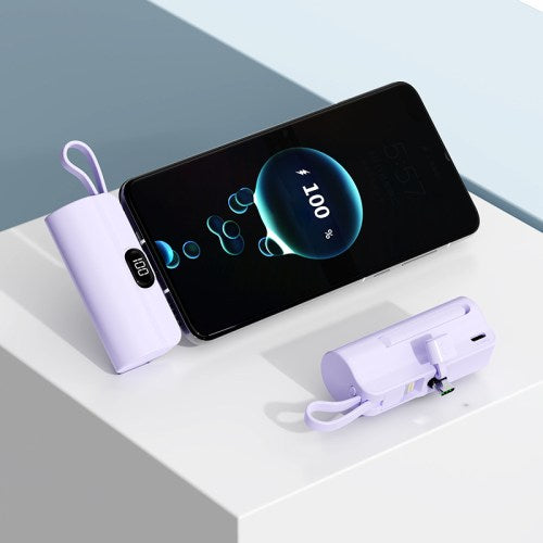 Power Bank Chargement rapide Câble intégré